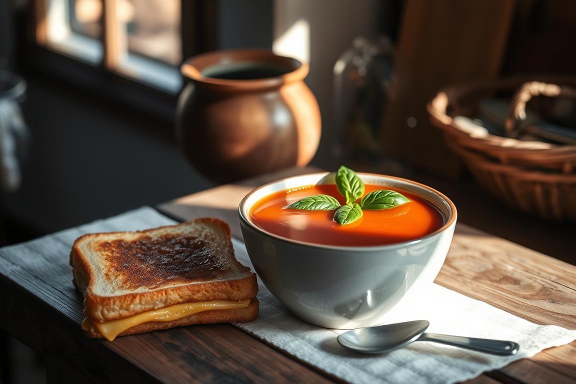 Is it normal to eat grilled cheese with tomato soup?