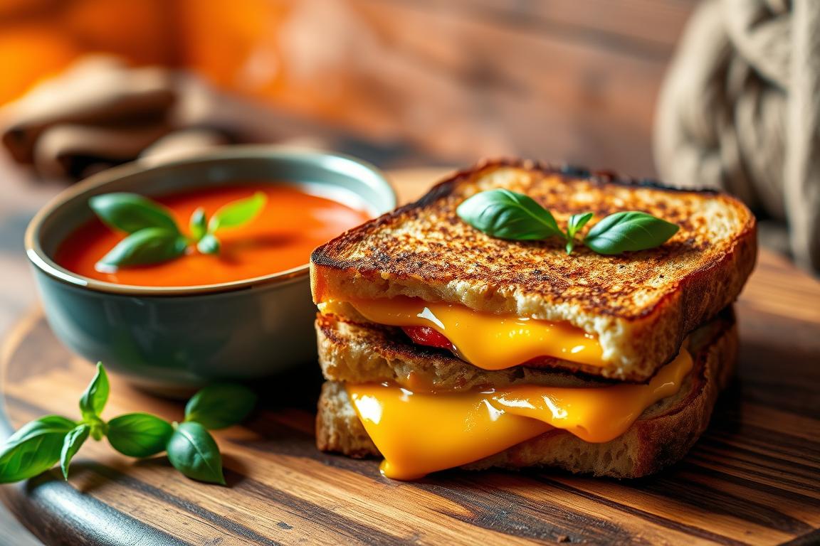 What country is grilled cheese and tomato soup from?