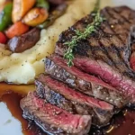 How Should Deer Steak Be Cooked Perfectly. Unique deer steak being cooked in a cast-iron skillet.