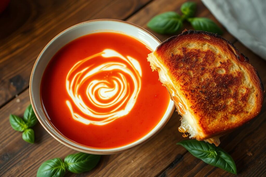 grilled cheese and tomato soup