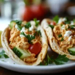 Mediterranean Chicken Pita Pockets for a quick and delicious meal!