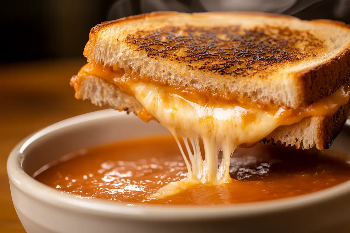 Where did grilled cheese with tomato come from?