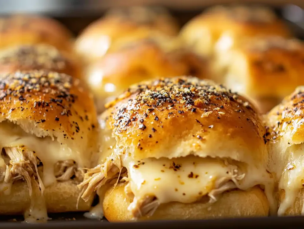 Finished Pulled Chicken Sliders - Economical Recipes