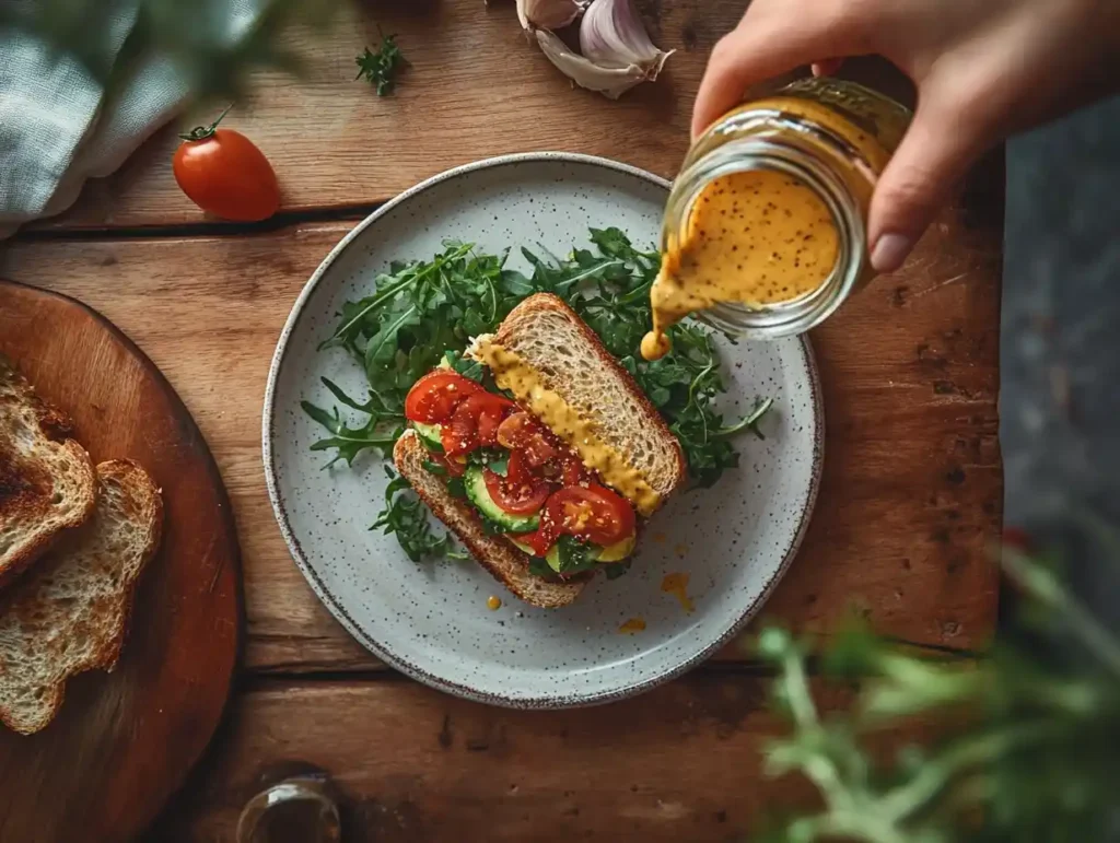 Homemade Sandwich with Dressing - Economical Recipes