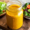 Jar of freshly made sandwich dressing